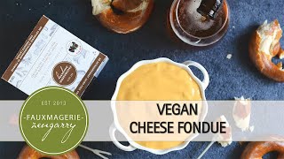 Easy Vegan Recipe Vegan Cheese Fondue [upl. by Nocam]