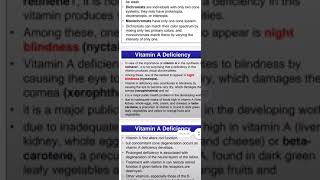 Vitamin A deficiency شرح [upl. by Sebbie]