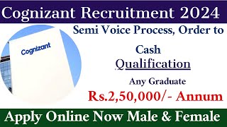 COGNIZANT RECRUITMENT 2024  LATEST INFORMATION FOR VACANCY SALARY POST APPLY NOW [upl. by Peck]