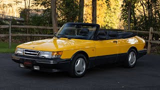 1991 Saab 900 Turbo Convertible Walk Around [upl. by Gustaf324]