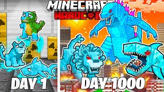 I Survived 1000 Days As DIAMOND MONSTERS in HARDCORE Minecraft Full Story [upl. by Ramak215]