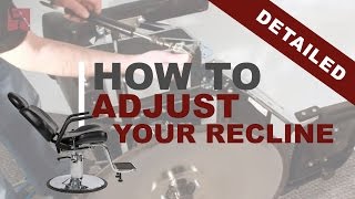 How to fix Barber Chair recline Gas Shock  Keller International [upl. by Adnorat]