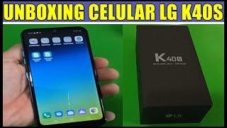 Unboxing Tirando da Caixa Celular LG K40s [upl. by Favata616]