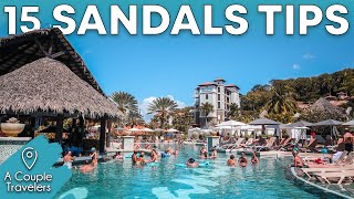 Our Top 15 Tips for Sandals Resorts  2023 [upl. by Eusadnilem]