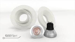 Trimless LED downlight [upl. by Ylloj]