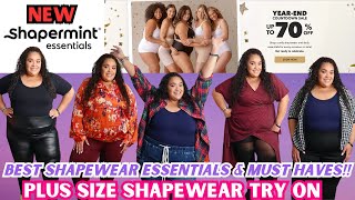 PLUS SIZE SHAPEWEARSHAPERMINT YEAR END SALE 2023Shapewear Try OnWinter EssentialsTasha St James [upl. by Ikkaj278]