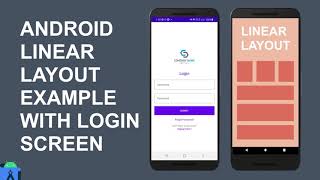 Linear Layout In Android  Linear Layout Example In Android Studio  Android Login Screen Example [upl. by Beverlee]