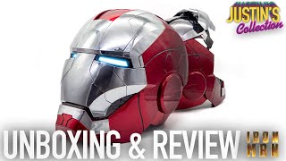 Iron Man 2 MK5 Helmet Wearable amp Animatronic Review  Life Size Prop Replica [upl. by Webb7]