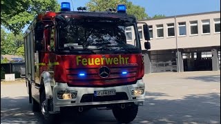 RTW  HLF Lz13 der Feuerwehr Gelsenkirchen Einsatzfahrten Ruhrgebiet [upl. by Vidda]