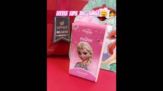 First lipstick for your little princess 👸 colorful care for tiny lips 🌟 shortfeed asmrbeautiful [upl. by Hsima]