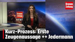 KurzProzess Erste Zeugenaussage  Jedermann [upl. by Cassie777]