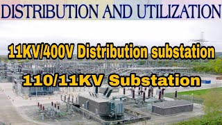 11KV400V Distribution substation  110KV11KV substation  Layout Diagram Explanation [upl. by Meldon]