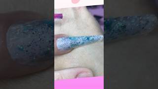 Marbled PolyGel Nail nails nailart [upl. by Nyltac]