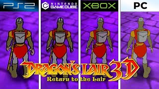 Dragons Lair 3D Return to the Lair 2002 PS2 vs GameCube vs XBOX vs PC Graphics Comparison [upl. by Attwood]