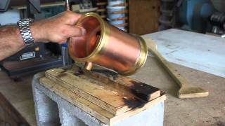 Dephlegmator Fabrication video 4 for Copper Moonshine Stills [upl. by Milinda700]