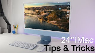 How to use 24quot iMac M1  TipsTricks [upl. by Alliuqahs]