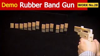 No28 RampRelease 13 rounds Rubber Band Hand Gun oggcraftjp [upl. by Freud605]