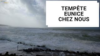 LA TEMPÊTE EUNICE chez nous WIMEREUX [upl. by Asilla]