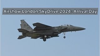 Fighter Jets Globemasters Stratotankers FRED amp Nuclear Bomber Arrival DayAirshow London 2024 [upl. by Ming]