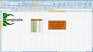 Prueba de hipótesis para dos medias muestralesInfoStat [upl. by Amalita]