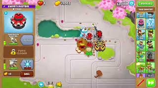 BTD6 Viable Chimps Strats 1  Spiked Mines into Spirit of the Forest [upl. by Tugman861]