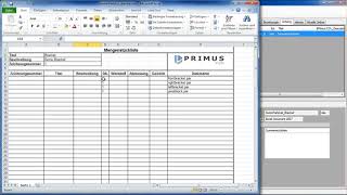 Erstellen einer Stückliste im Excel [upl. by Snoddy44]