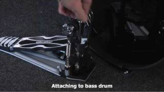 How to use Gibraltar Hardwares Intruder Bass Drum Pedals [upl. by Hausmann]