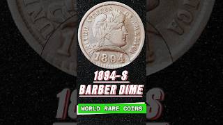 1894 S Barber Dime  coin money coinhistory [upl. by Graff]