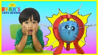 BOOM BOOM BALLOON Pop Challenge and Egg Surprise for Winner [upl. by Aivatahs]