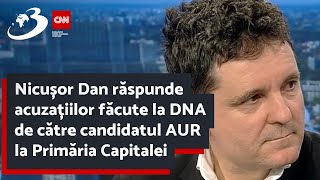 Nicușor Dan răspunde acuzațiilor făcute la DNA de către candidatul AUR la Primăria Capitalei [upl. by Emia832]