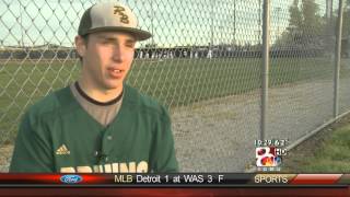 Brent Pearson KOMU8 Sports quotJansen Smith Breaks RBI Recordquot [upl. by Ramey43]