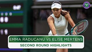 Ruthless from Raducanu  Emma Raducanu vs Elise Mertens  Highlights  Wimbledon 2024 [upl. by Ynnattirb]