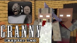 Monster School  GRANNY CHAPTER 2 CHALLENGE  Minecraft Animation PLATABUSH DELETED VİDEO [upl. by Nalehp]