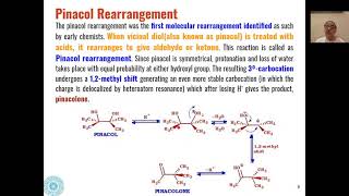 Carbocation Rearrangement II Pinacol Rearrangement [upl. by Skipp174]