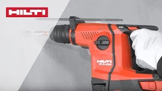 HOW TO use the Hilti TE 6A36 cordless rotary hammer and accessories [upl. by Eseuqram901]