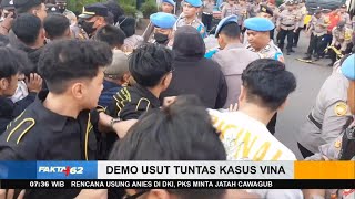 Demo Tuntut Transparansi Pengusutan Kasus Vina Di Cirebon Jawa Barat  Fakta 62 [upl. by Atnahc]