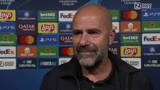 Bosz Slappe hap ik houd niet van schijtbakken  JUVENTUS  PSV 31  juvpsv [upl. by Namwob397]