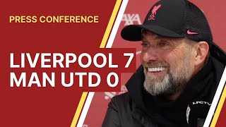 Liverpool 70 Man United  Jurgen Klopp Press Conference [upl. by Atnauq]