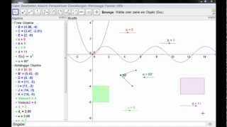 Schieberegler in GeoGebra [upl. by Conner]