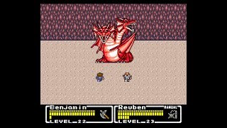 Final Fantasy Mystic Quest Part 10 Lava Dome No Commentary [upl. by Attenaj]