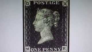 Die One Penny Black  Die erste Briefmarke der Welt aus dem Jahr 1840 [upl. by Digdirb616]