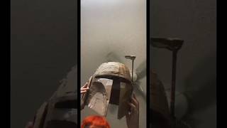 I made Boba Fett Helmet w cardboard amp paper  The Book Of Boba Fett DIY Boba Fett Helmet Star Wars [upl. by Creath730]