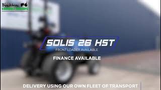 The Solis 26 HST 4WD Compact Tractor [upl. by Norehc]