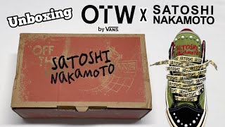 Unboxing the OTW and Satoshi Nakamoto first collaboration Old Skool Reissue 36 [upl. by Aineval477]