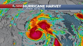 Hurricane Harvey live stream Storm makes landfall in Texas [upl. by Aseela]