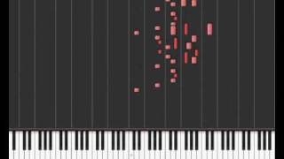 Rachmaninov  Piano Concerto 2 Movement 1 on Synthesia [upl. by Rihana]