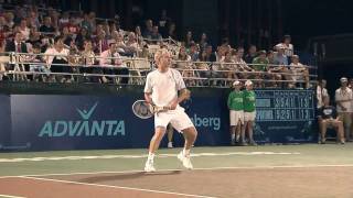 John McEnroe Plays a Point in HD [upl. by Ydne]