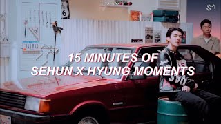 15 MINUTES OF SEHUN X HYUNGS MOMENTS [upl. by Revilo815]