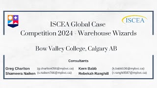 ISCEA Global Case Competition 2024  Team Warehouses Wizards [upl. by Ojaras872]