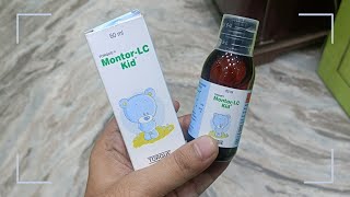 Montelukast Sodium and Levocetirizine Dihydrochloride Syrup Uses In Hindi  MontorLC Kid Syrup [upl. by Harsho]